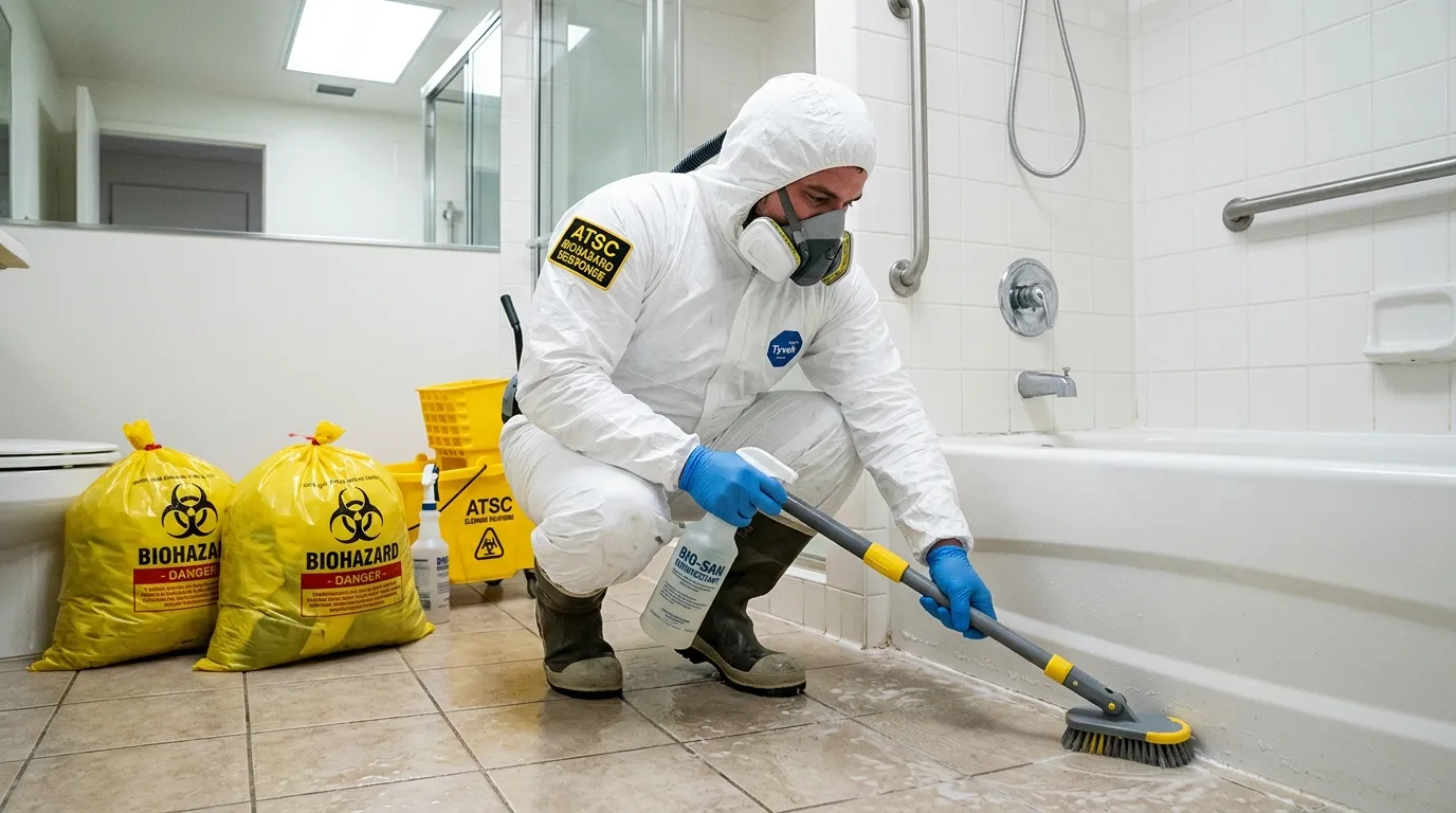 Decontamination equipment deployed for Blood Cleanup in Jeffersonville